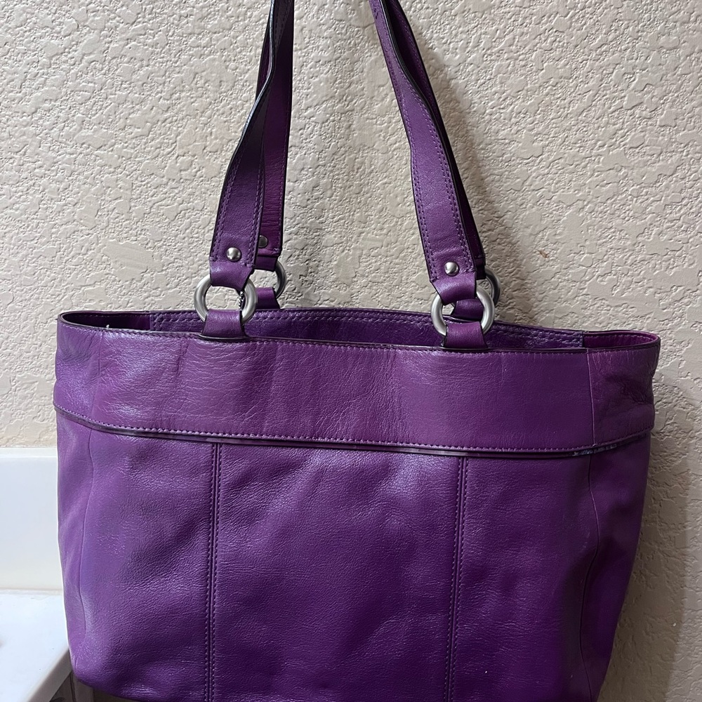 Purple Coach Purse
